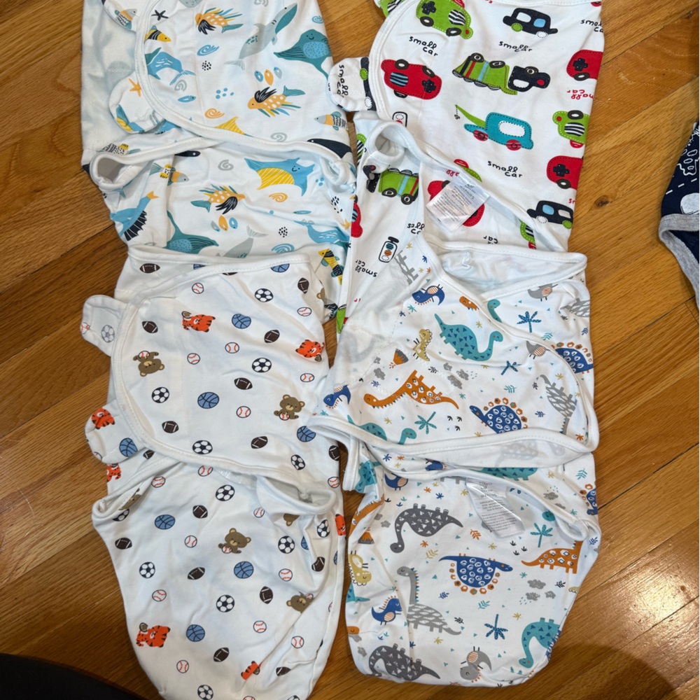 Baby Swaddle Blanket Set (4)